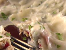 Cooking Channel serves up this Turkey and Cranberry Ravioli recipe from Giada De Laurentiis plus many other recipes at CookingChannelTV.com