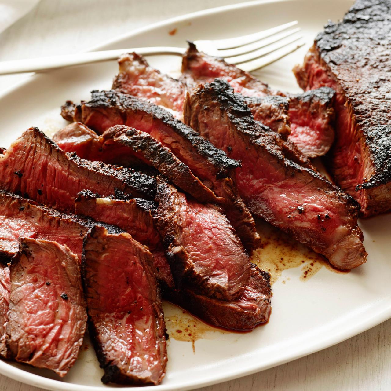 Citrus-Marinated Flank Steak with Roasted Corn Salsa