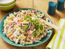 Cooking Channel serves up this Creamy Latin Pasta Salad recipe from Ingrid Hoffmann plus many other recipes at CookingChannelTV.com
