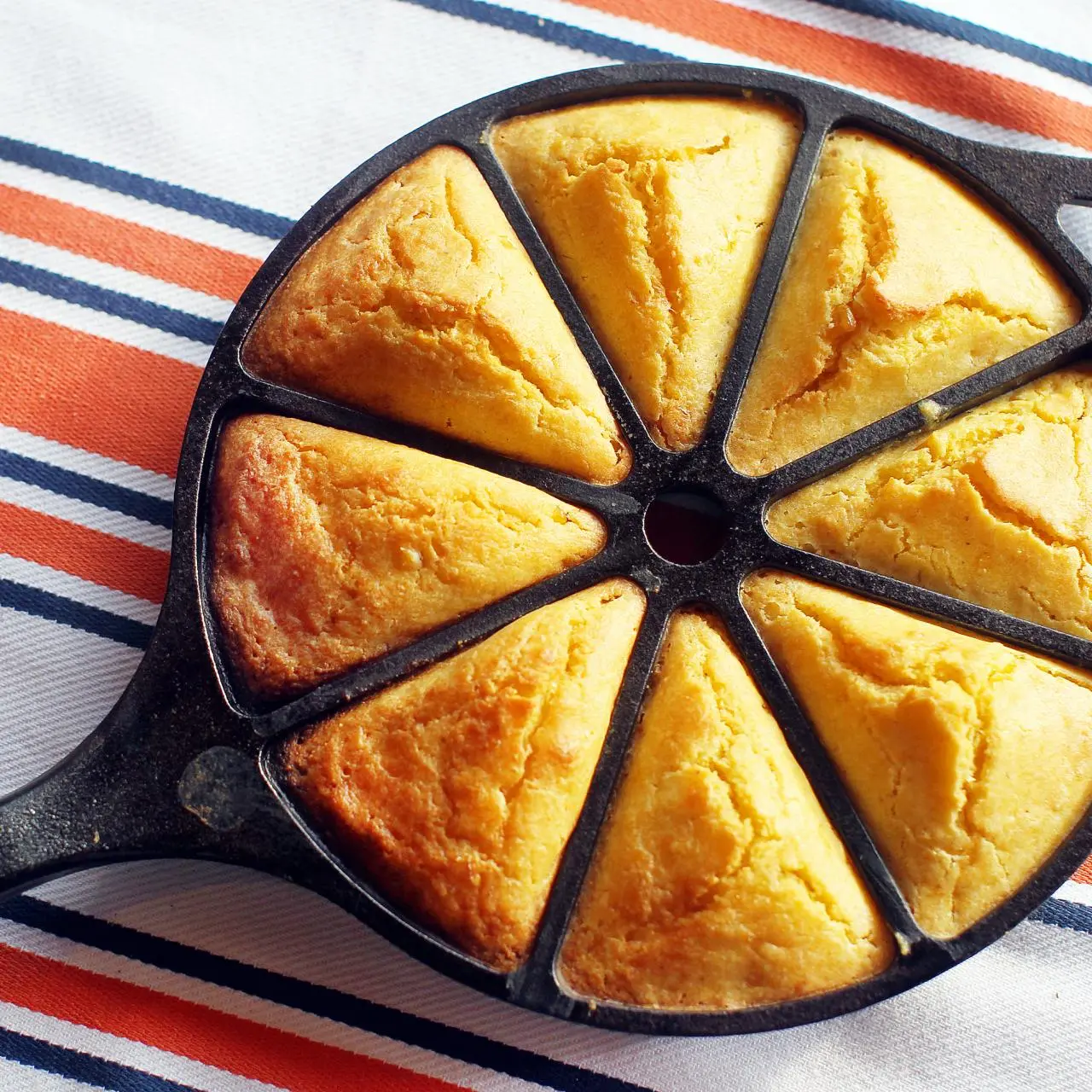 Creamed Corn Grilled Skillet Cornbread with Strawberry Butter