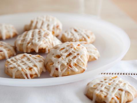 Apricot and Nut Cookies with Amaretto Icing