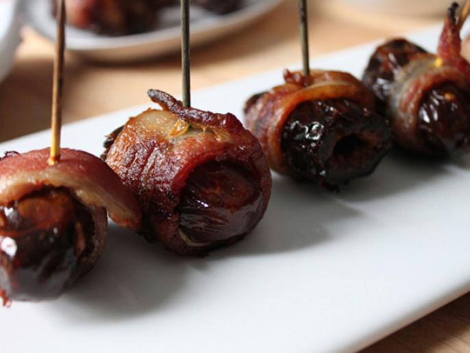 Bacon Wrapped Dates, Three Ways Recipes Cooking Channel Recipe