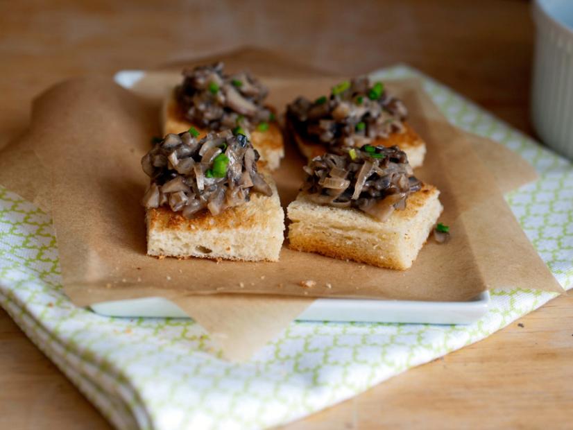 Creamy Mushrooms on Toast Recipes Cooking Channel Recipe Olga