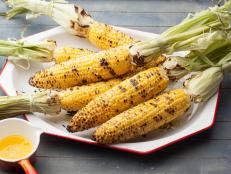 Cooking Channel serves up this Iowa Grilled Sweet Corn on the Cob recipe  plus many other recipes at CookingChannelTV.com