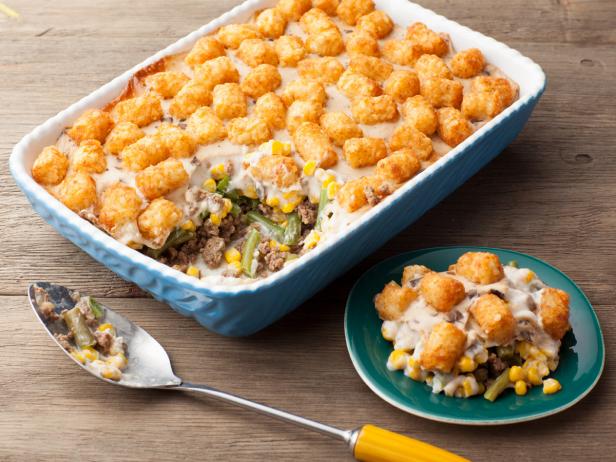 Hotdish Tater Tot Casserole Recipe : Cooking Channel Recipe | Cooking Channel