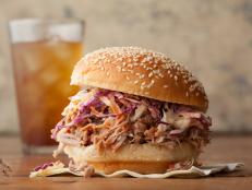 Cooking Channel serves up this North Carolina Pulled Pork BBQ Sandwich recipe  plus many other recipes at CookingChannelTV.com