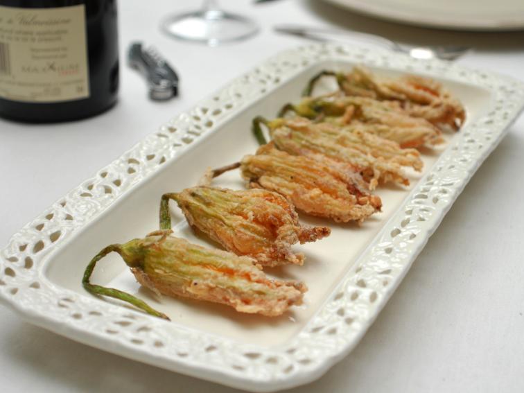 DeepFried Zucchini Blossoms Recipes Cooking Channel Recipe Laura
