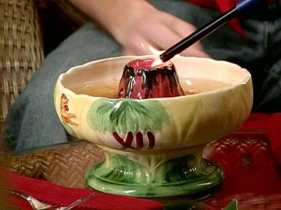 Brian lights the bowl with the Hawaiian Honeymoon Punch 
