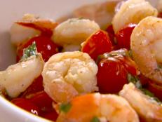 Cooking Channel serves up this Garlic Basil Shrimp recipe from Ellie Krieger plus many other recipes at CookingChannelTV.com