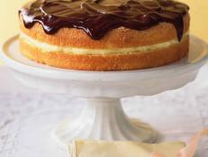 Cooking Channel serves up this Boston Cream Pie recipe  plus many other recipes at CookingChannelTV.com