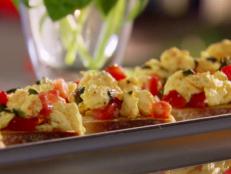 Cooking Channel serves up this Breakfast Bruschetta recipe  plus many other recipes at CookingChannelTV.com