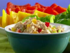 Cooking Channel serves up this Veggie-Loaded Tangy Tuna Salad recipe  plus many other recipes at CookingChannelTV.com