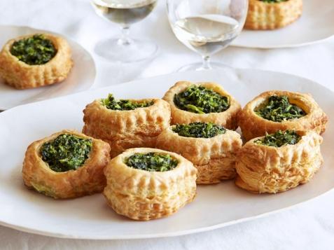 Cheese and Spinach Puff Pastry Pockets