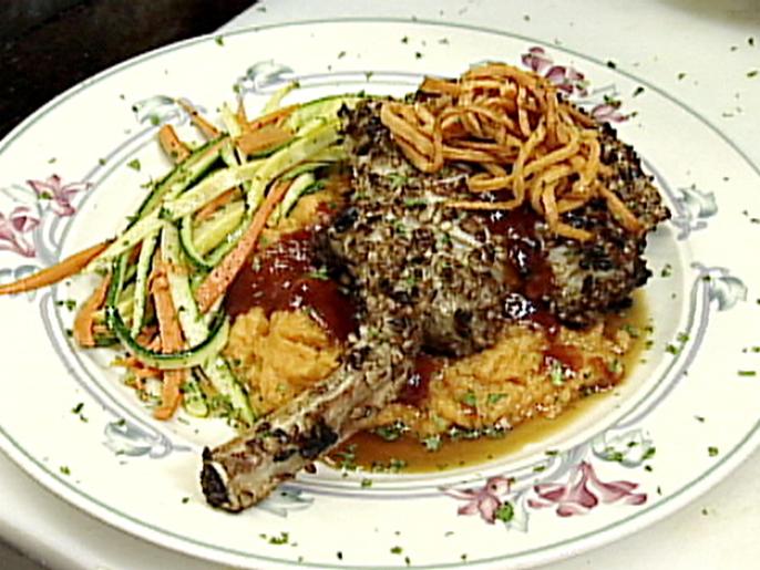Pecan Crusted DoubleCut Pork Chops Recipes Cooking Channel Recipe
