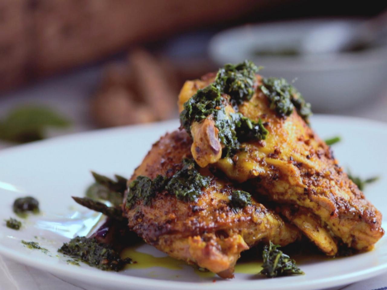 Chicken with Kaffir Lime Pesto