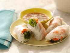 Cooking Channel serves up this Soft Asian Summer Rolls with Sweet and Savory Dipping Sauce recipe from Ellie Krieger plus many other recipes at CookingChannelTV.com