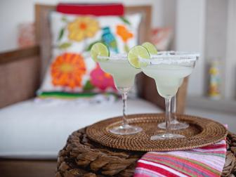 Throw a summery "Fiesta" party with margaritas, taco bar and colorful piñata.