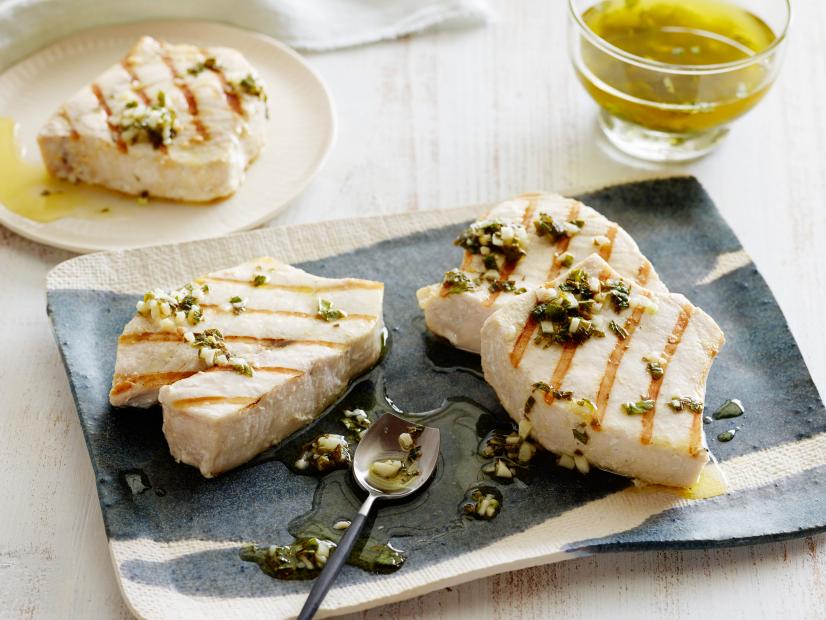 Grilled Swordfish With Lemon, Mint And Basil : Recipes : Cooking ...