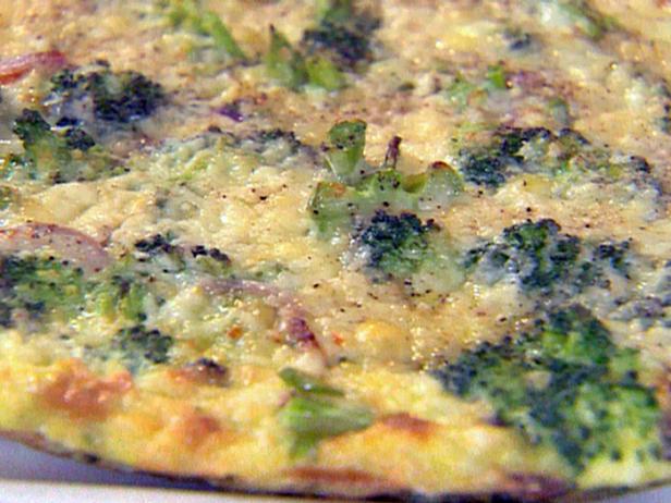 Broccoli And Cheddar Frittata Recipes Cooking Channel Recipe Ellie Krieger Cooking Channel