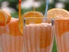 Cooking Channel serves up this Orange-sicle Spritzer recipe from Michael Chiarello plus many other recipes at CookingChannelTV.com
