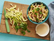 Cooking Channel serves up this Cole Slaw with Pecans and Spicy Dressing recipe from Tyler Florence plus many other recipes at CookingChannelTV.com