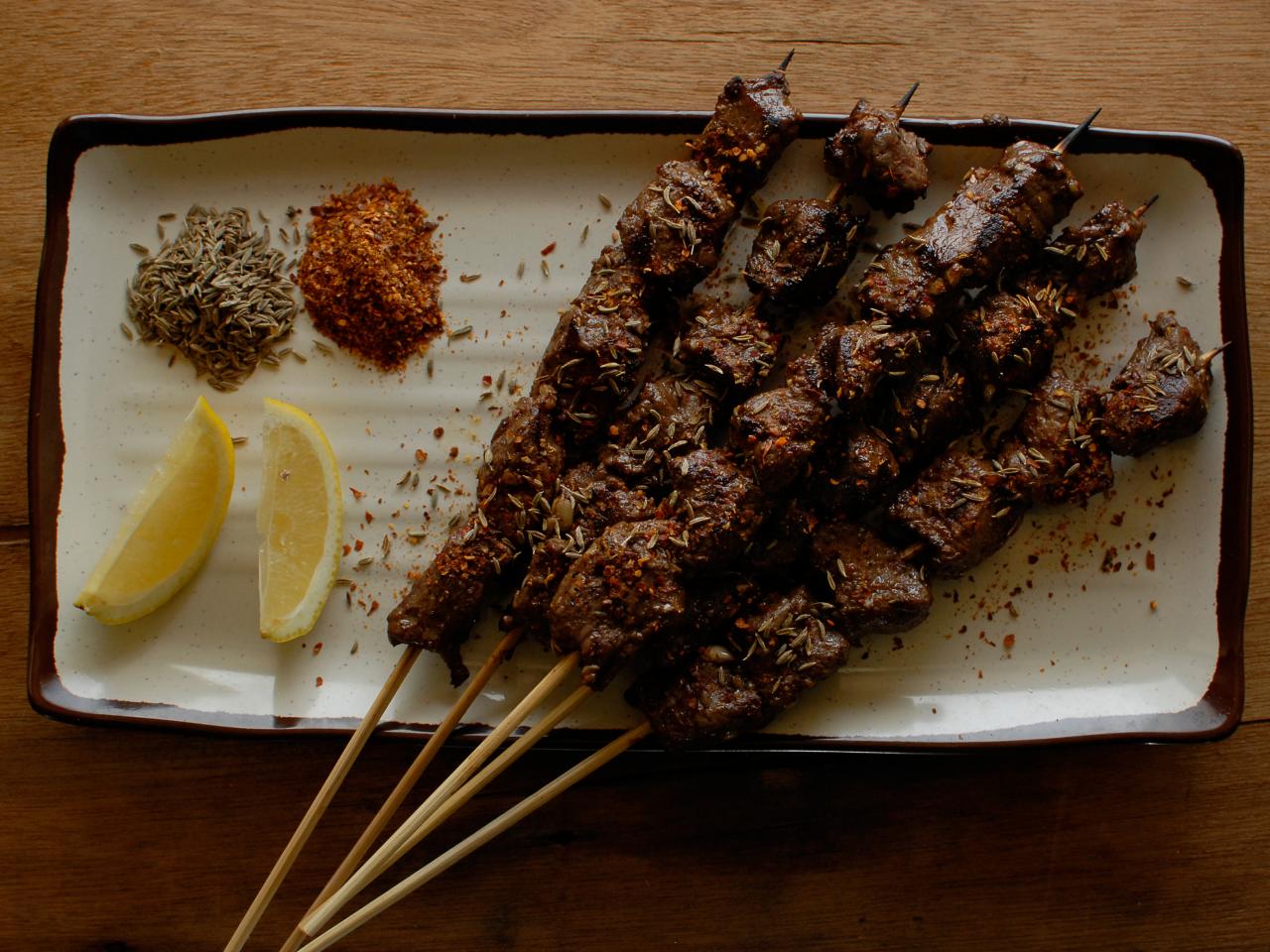 Grilled Asian Garlic Steak Skewers