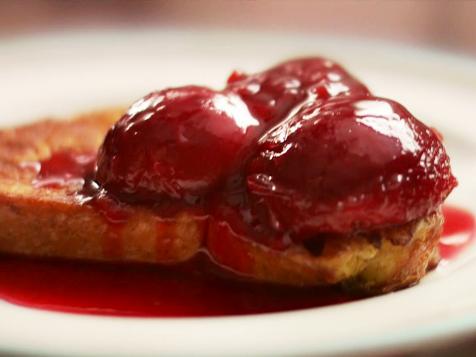 Cinnamon Plums with French Toast