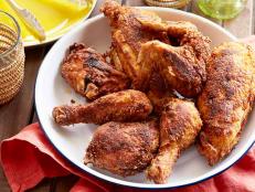 Cooking Channel serves up this Fried Chicken recipe from Alton Brown plus many other recipes at CookingChannelTV.com