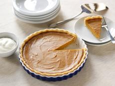 Cooking Channel serves up this Maple Bourbon Sweet Potato Pie recipe  plus many other recipes at CookingChannelTV.com
