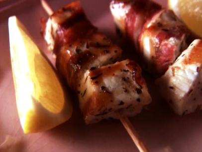 Rosemary-Skewered Swordfish Kebabs Recipe