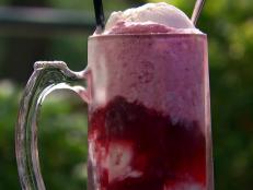 Cooking Channel serves up this Framboise and Creole Cream Cheese Ice Cream Float recipe  plus many other recipes at CookingChannelTV.com