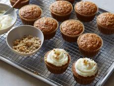 Cooking Channel serves up this Carrot Cupcakes with Cream Cheese Frosting recipe from Ellie Krieger plus many other recipes at CookingChannelTV.com