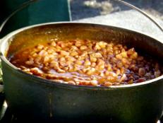 Cooking Channel serves up this Cowboy Beans recipe  plus many other recipes at CookingChannelTV.com