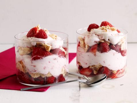 Eton Mess with Strawberries and Raspberries
