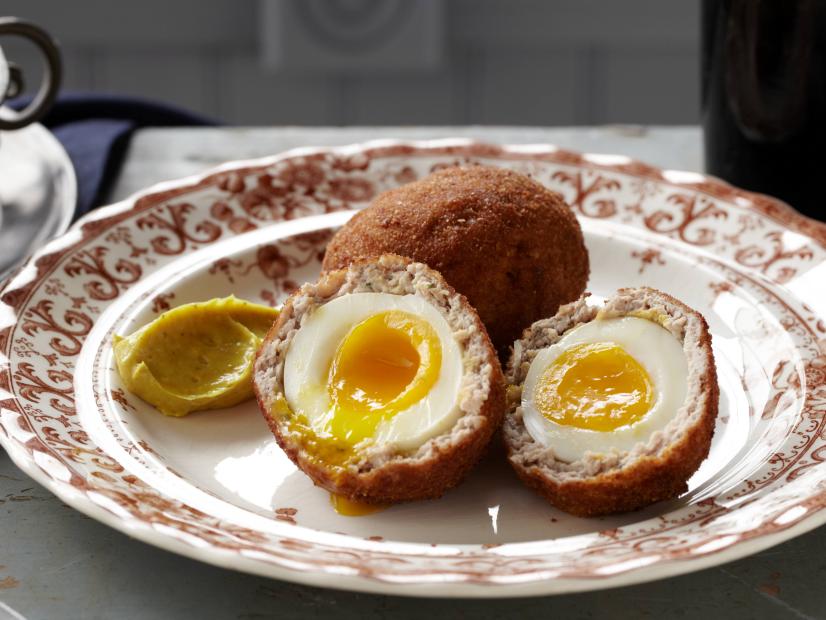 Cooking Channel British Scotch Egg with Curry Mayo