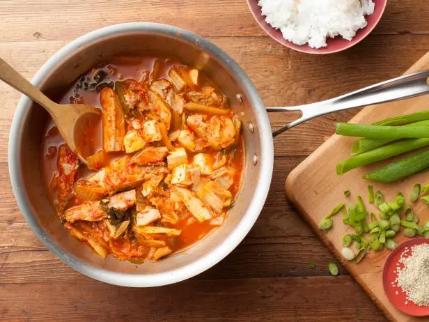 Kimchi Stew with Tuna Recipe | Esther Choi | Food Network