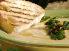 Cooking Channel serves up this "Super-Tuscan" White Bean Soup recipe from Michael Chiarello plus many other recipes at CookingChannelTV.com