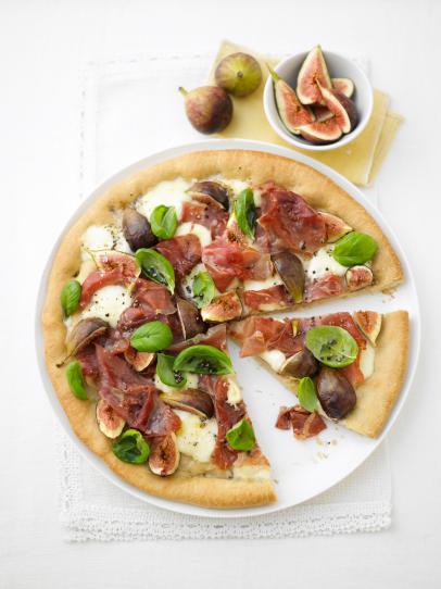 Prosciutto, Mozzarella And Fig Pizza-image