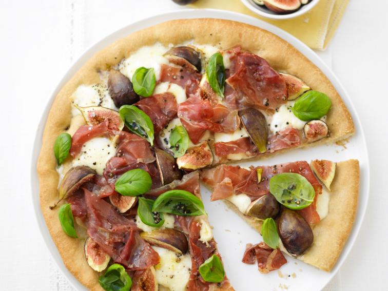 Prosciutto, Mozzarella and Fig Pizza Recipes Cooking Channel Recipe