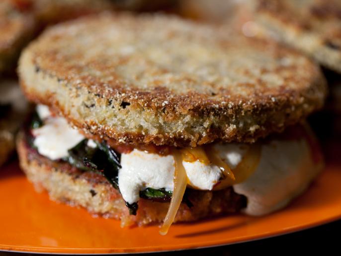 Eggplant Parm Stacks Recipes Cooking Channel Recipe Rachael Ray