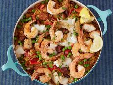 Cooking Channel serves up this Make-Ahead Paella Casserole recipe from Rachael Ray plus many other recipes at CookingChannelTV.com