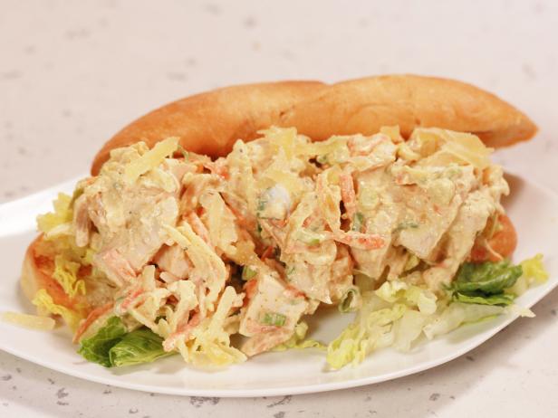 Cold Chicken Curry with Toasted Almonds and Crystallized Ginger