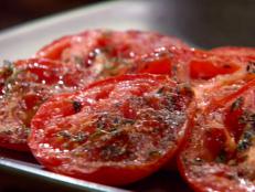 Cooking Channel serves up this Roasted Sliced Tomatoes recipe from Rachael Ray plus many other recipes at CookingChannelTV.com
