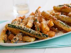 Cooking Channel serves up this Fried Zucchini recipe from Giada De Laurentiis plus many other recipes at CookingChannelTV.com