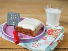 Cooking Channel serves up this Banana Bread Bars with Cream Cheese Frosting recipe  plus many other recipes at CookingChannelTV.com
