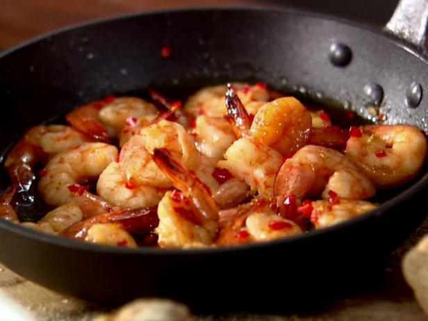 Whisky and Chili Jumbo Shrimp : Recipes : Cooking Channel 