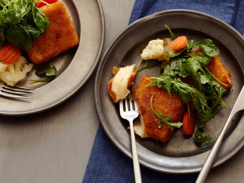 Crispy Fried Cheese Squares