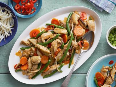Cooking Channel 
Ching He Huang 
Red Curry Chicken Stir Fry
Dinner in 30 Minutes of Less