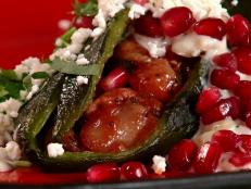 Cooking Channel serves up this Chiles en Nogada recipe  plus many other recipes at CookingChannelTV.com
