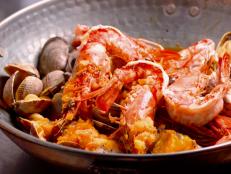 Cooking Channel serves up this Portuguese Seafood Cataplana recipe  plus many other recipes at CookingChannelTV.com